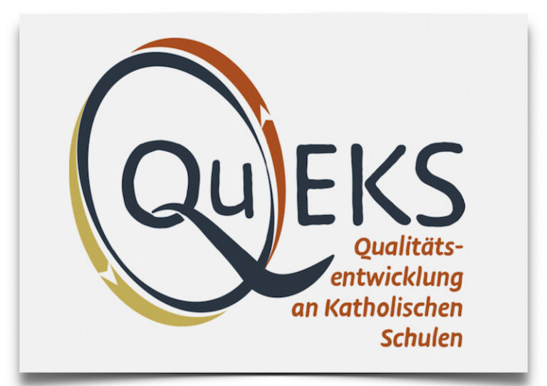 QuEKS Logo mit Schrift mit Rand mit Schatten 2 klein
